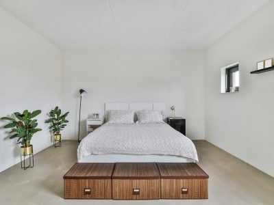 Betonvloer slaapkamer